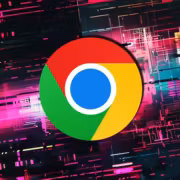 Google закрыла очередной Chrome zero-day после атак 1 Логотип Google Chrome на фоне яркого цифрового интерфейса