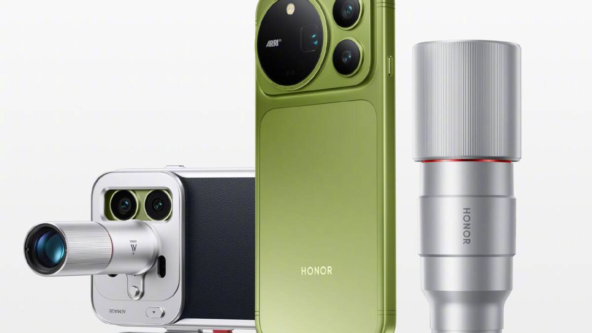 Разделы камеры Honor Magic 9 с квадратной лазурной модулем