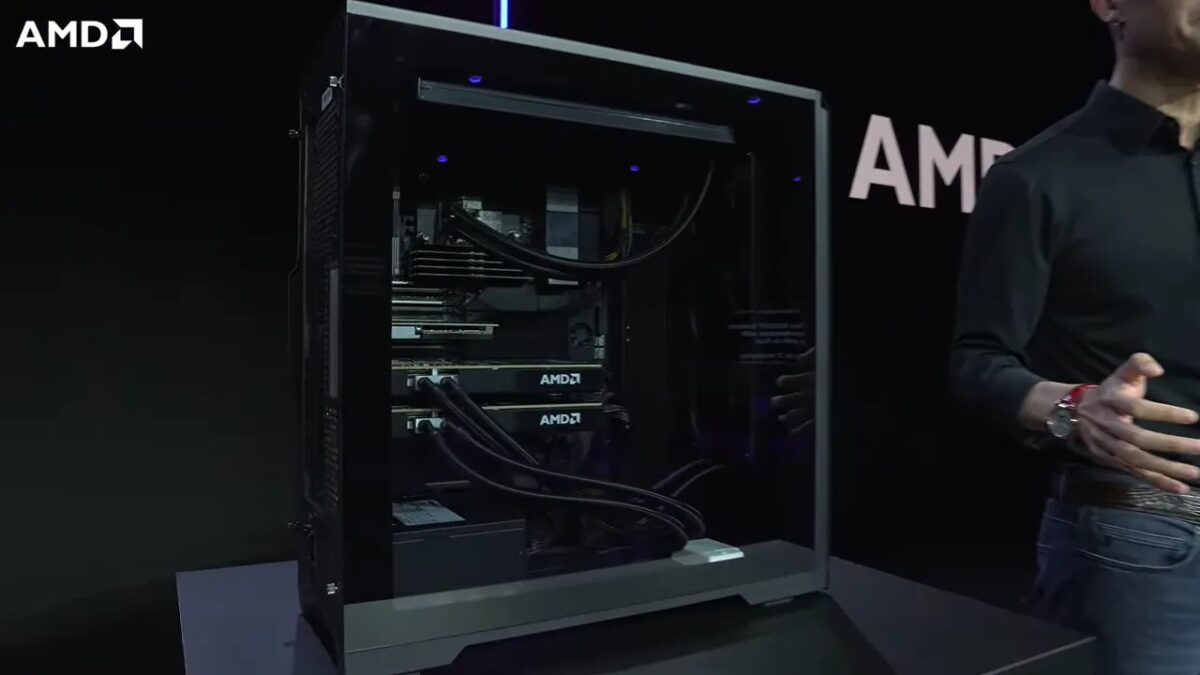IFA 2026: AMD показала Threadripper Halo Station с 96 ядрами и двумя MI350P