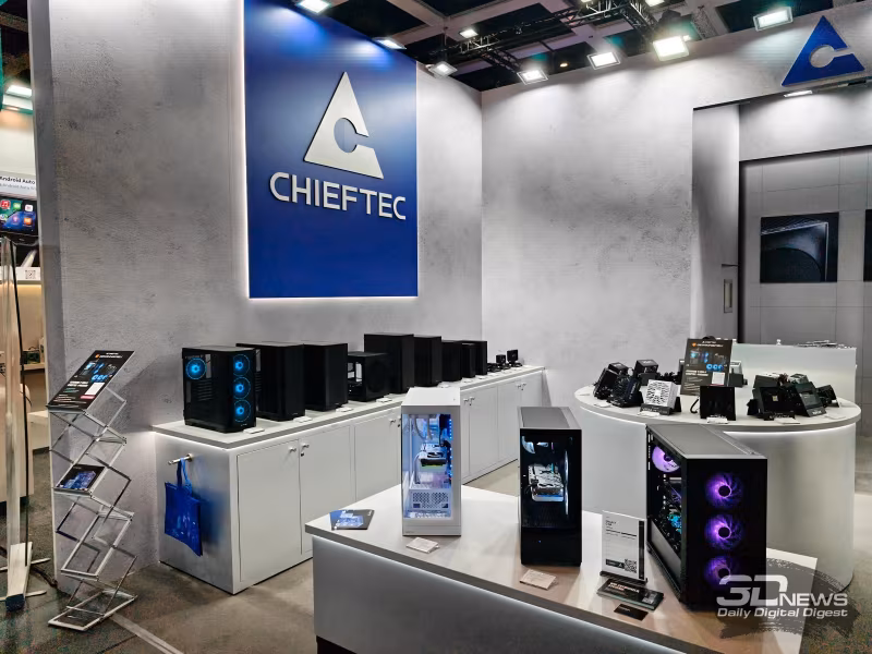 IFA 2026: Chieftec показала корпус Atlas для 4 видеокарт и новые БП