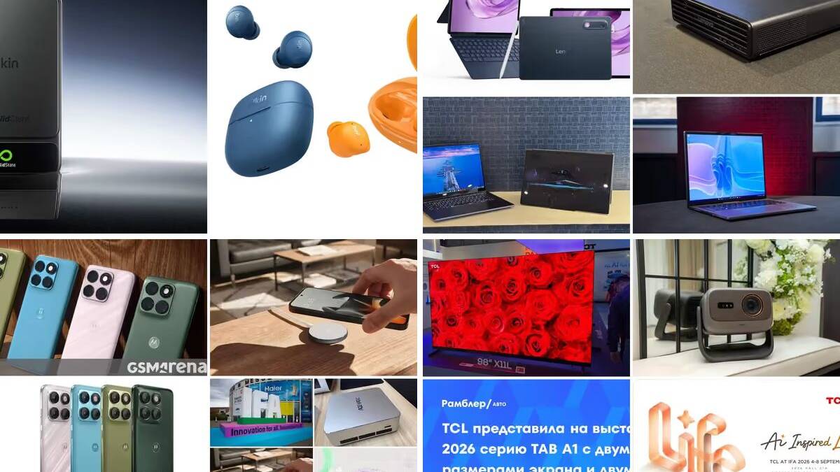 IFA 2026: главное за пятый день выставки 15 Беспроводные наушники в кейсе сенсорный экран ноутбук проектор монитор смартфон единство устройств