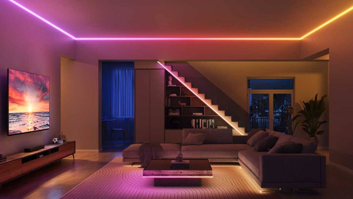 Потолочный свет Govee и LED-ленты с подсказками