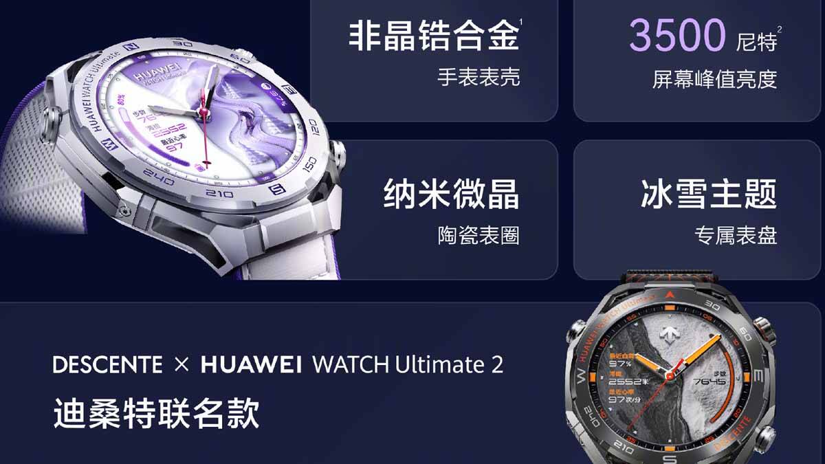 Huawei Watch Ultimate 2 с циферблатом Schnee Snow White
