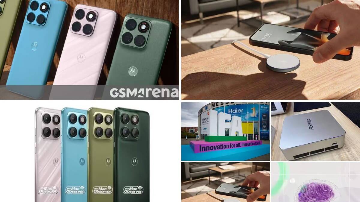 Многоцветные смартфоны с четырьмя камерами задняя панель