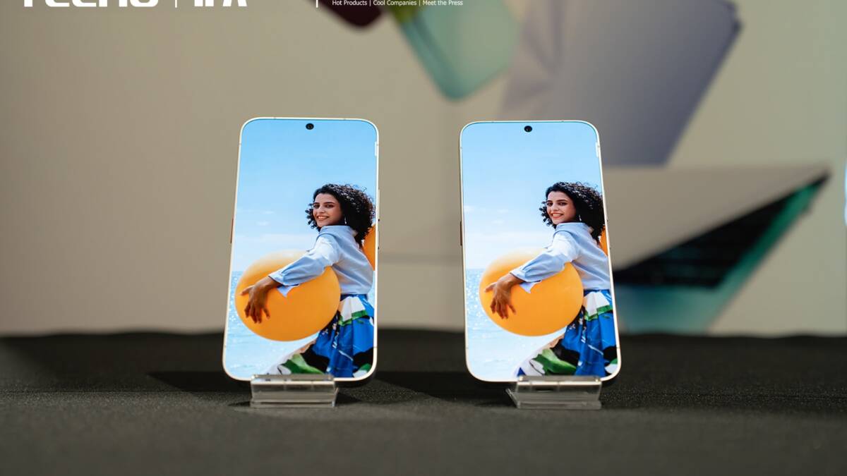 Два смартфона Tecno с экранами 120 Гц и без рамок