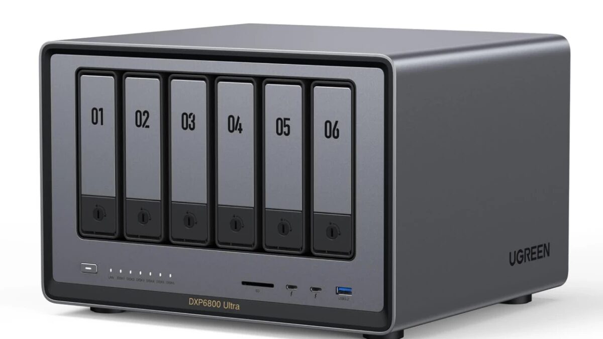 IFA 2026: Ugreen покажет NASync DXP6800 Ultra и DXP8800 Ultra 2 Устройство навороченного NAS Ugreen DXP6800 Ultra