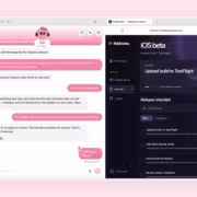 Планировщик тестирования iOS beta Fieldnotes и чат в Messenger