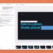 Открытый документ Slides в Google Slides с текстом о дожде и раке