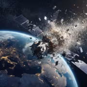 Китайский спутник Yaogan-50 (02) развалился на 43 фрагмента на ретроградной орбите 1 Обломки спутника Yaogan-50 (02) в космосе в фрагментированном состоянии
