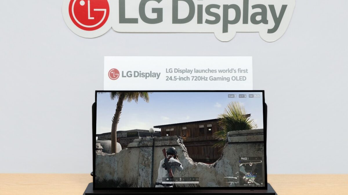 LG Display представила первую 24,5-дюймовую OLED-панель на 720 Гц
