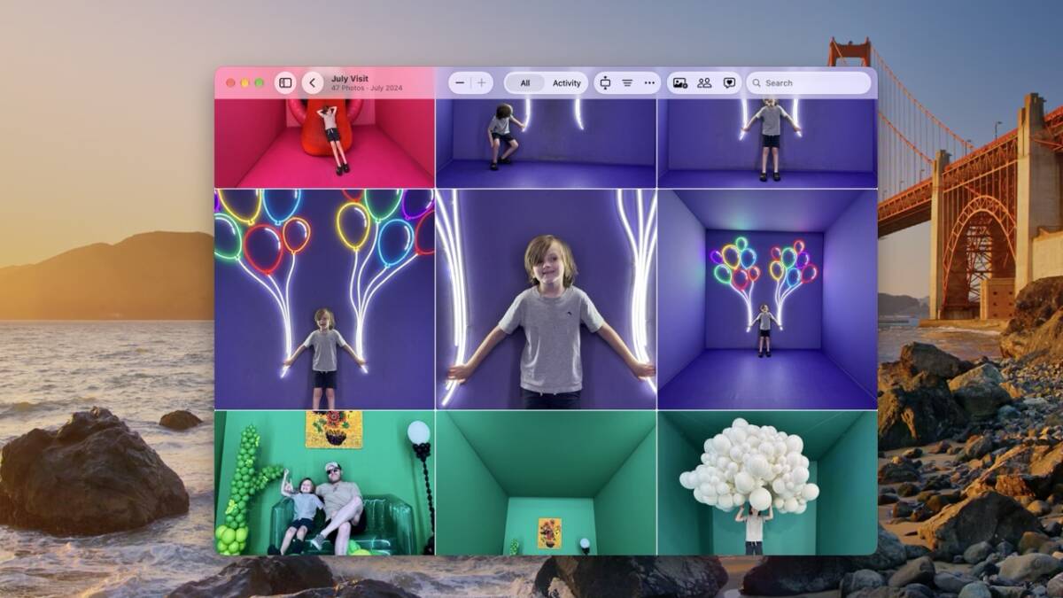 Фоторамка macOS 27 фотографии и искусственный интеллект
