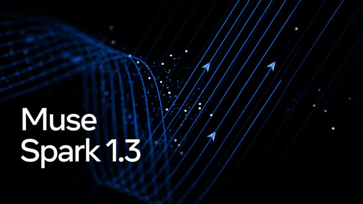 Динамическая графика с линиями и стрелками. Muse Spark 1.3 логотип