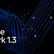 Динамическая графика с линиями и стрелками. Muse Spark 1.3 логотип