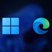 Microsoft подтвердила сроки отключения MV2 в Edge и временную поддержку для организаций 2 Логотип Windows и логотип Edge браузера на тёмном фоне