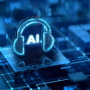 Концептуальное изображение искусственного интеллекта и облака AI