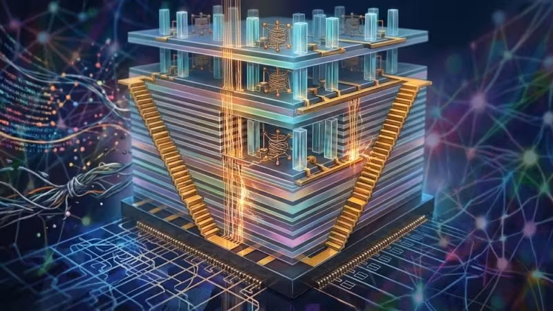 Многослойная структура 3D DRAM технология Naura