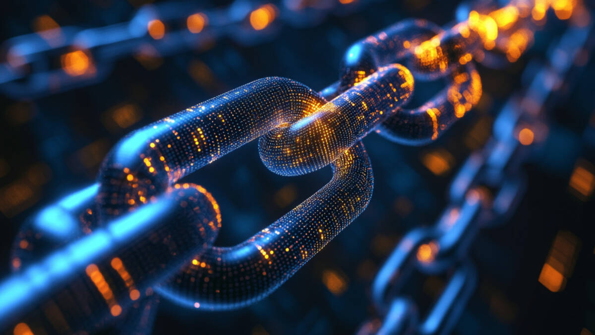 Netskope нашла цепочку ClickFix с payload в блокчейне и Amatera 3 Цепочка из цепей с цифровыми огнями в блокчейне Netskope