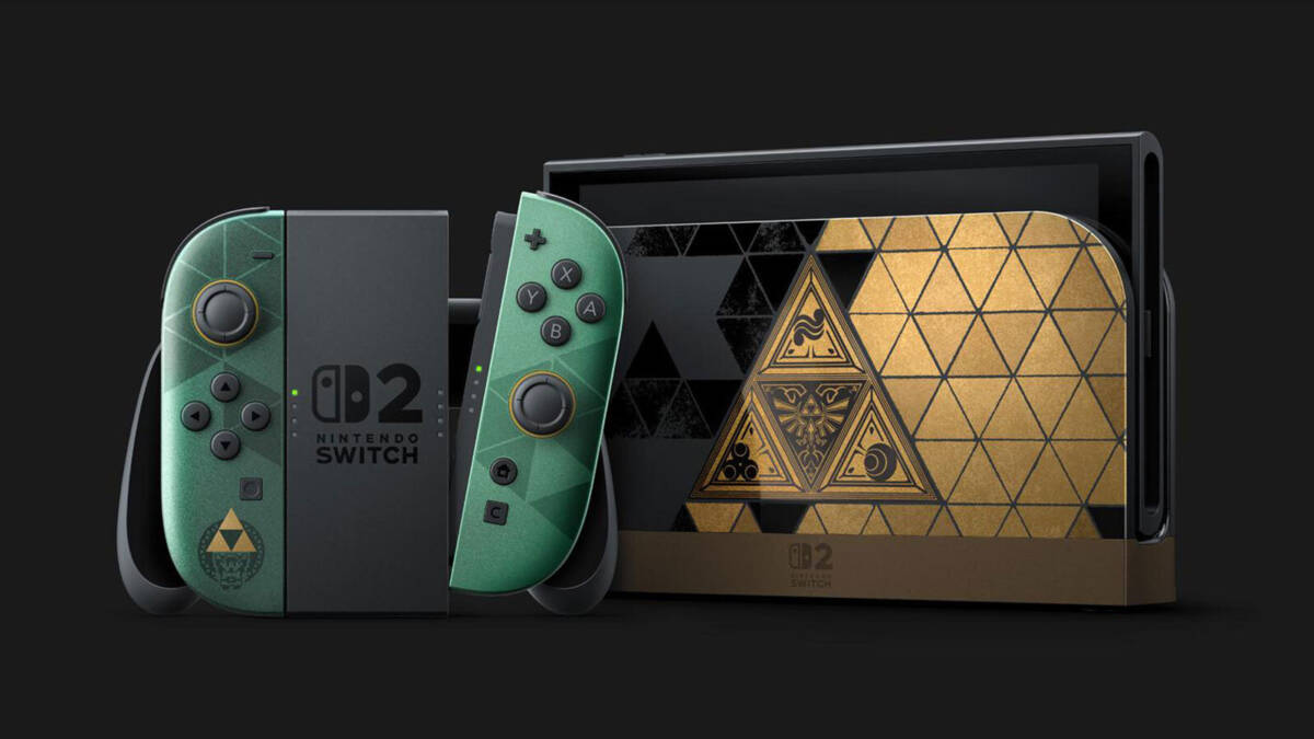 Nintendo выпустит Switch 2 в честь 40-летия Zelda 29 октября 1 Игровая консоль Nintendo Switch с аксессуарами и интерфейсом