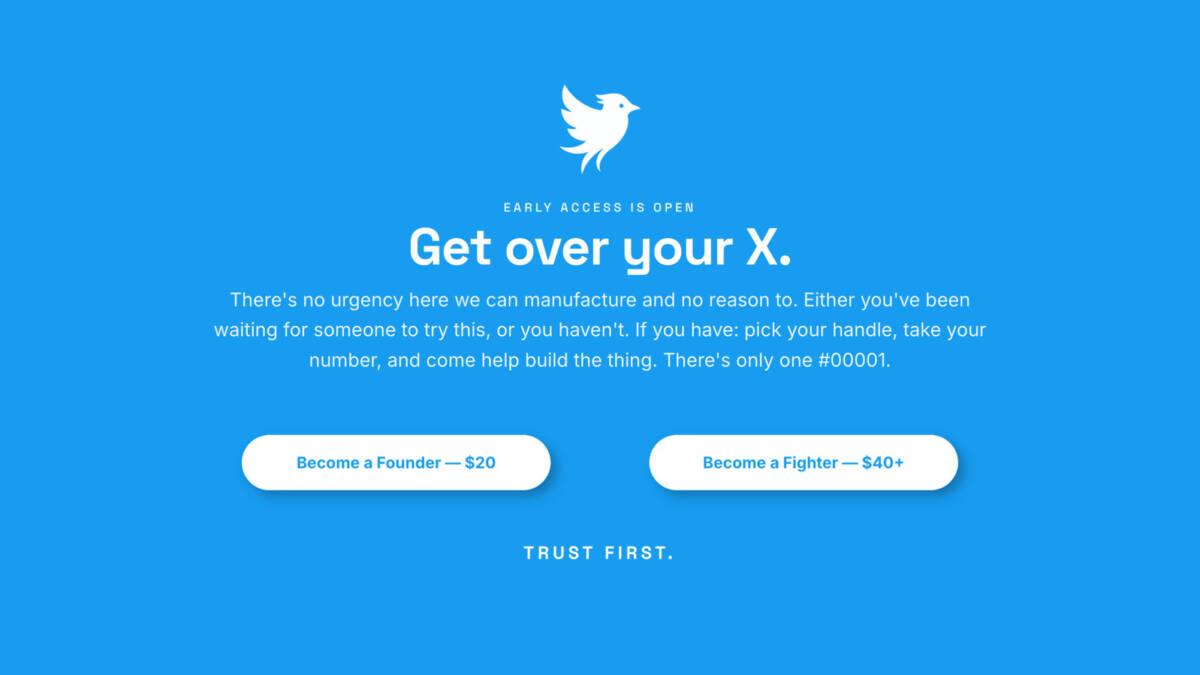 Operation Bluebird хочет вернуть Twitter и спорит за логотип птицы 1 Operation Bluebird хочет вернуть Twitter и спорит за логотип птицы