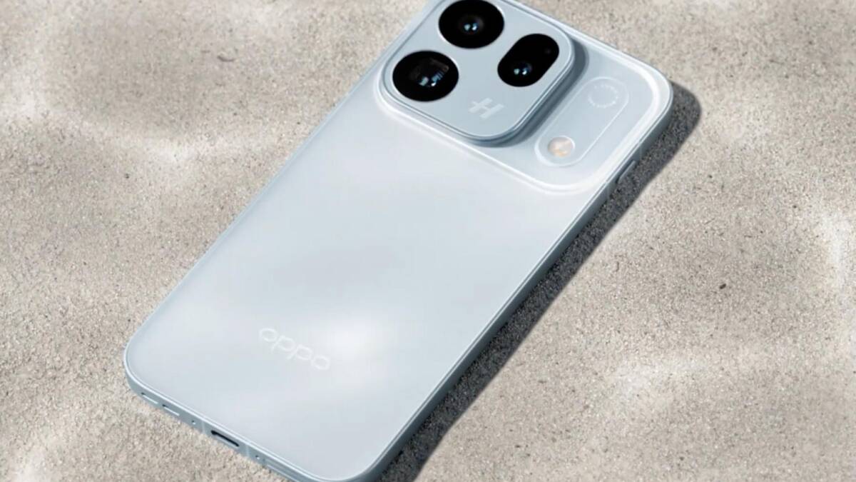 Серый смартфон Oppo Find X10 Pro Max с тремя камерами