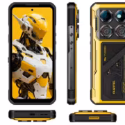 Oukitel показала на IFA 2026 игровой смартфон с двумя вентиляторами и телефон с зажигалкой 1 Игровой смартфон Oukitel с черной и желтой рамками