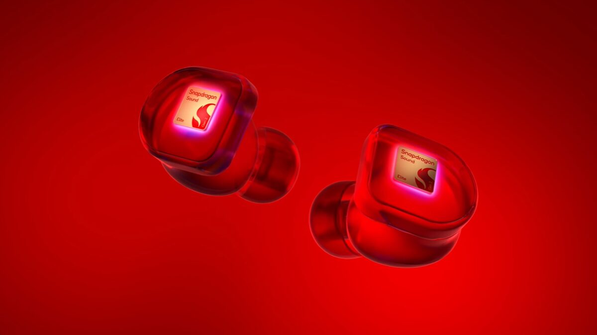 Беспроводные наушники Snapdragon Sound Elite Gen 2 красного цвета