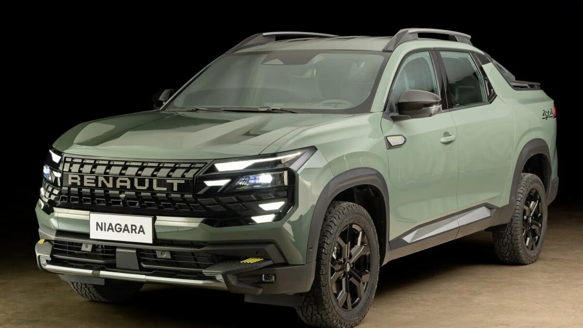 Миниатюрный проспект Renault Niagara пикап с логотипом