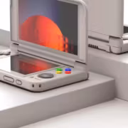 складная консоль Retroid Duo Lite Plus с экраном и кнопками
