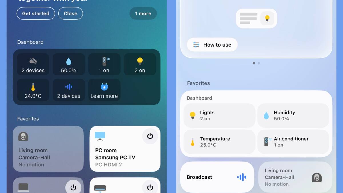 Samsung обновила приложение SmartThings на iPhone раньше, чем на Galaxy 1 Обновлённое приложение Samsung SmartThings на iPhone старое и новое оформление