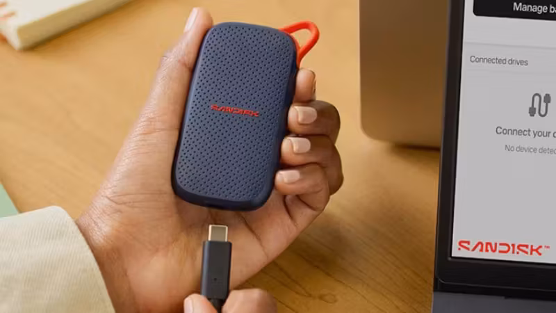 SanDisk выпустила SSD E31 со скоростью 1000 МБ/с и защитой от падений