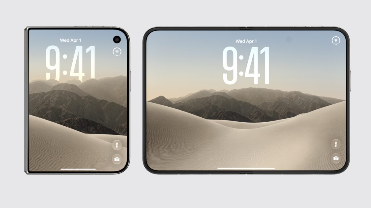 Джон Тернус представил iPhone Duo официально: первый складной телефон Apple 7 Два новых iPhone Duo с разными размерами экрана