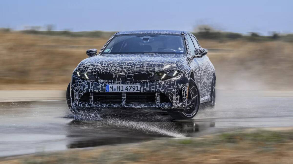 Тестовая версия седана BMW 3 серии восьмого поколения