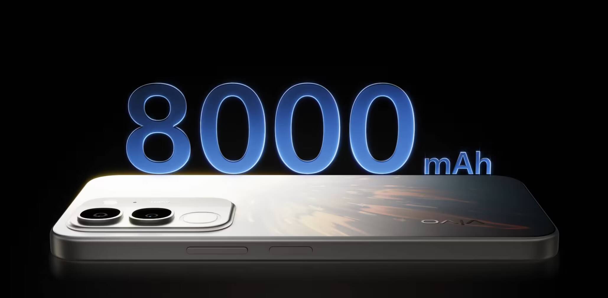 Смартфон vivo Y600i с двойными камерами и белым корпусом