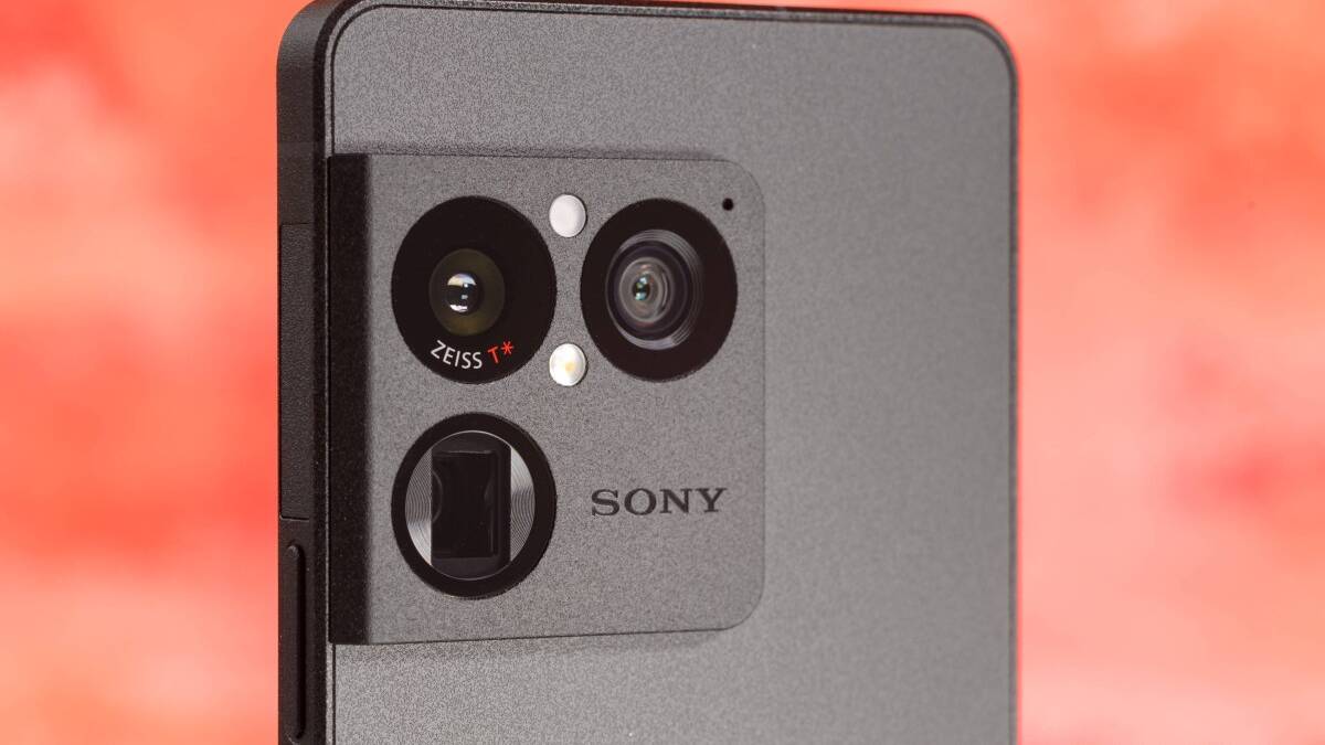 Камера Sony Xperia 1 IX крупным планом