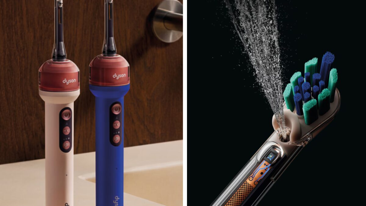 Два бесконтактных моющих устройства Dyson и аккумуляторная щётка Dyson