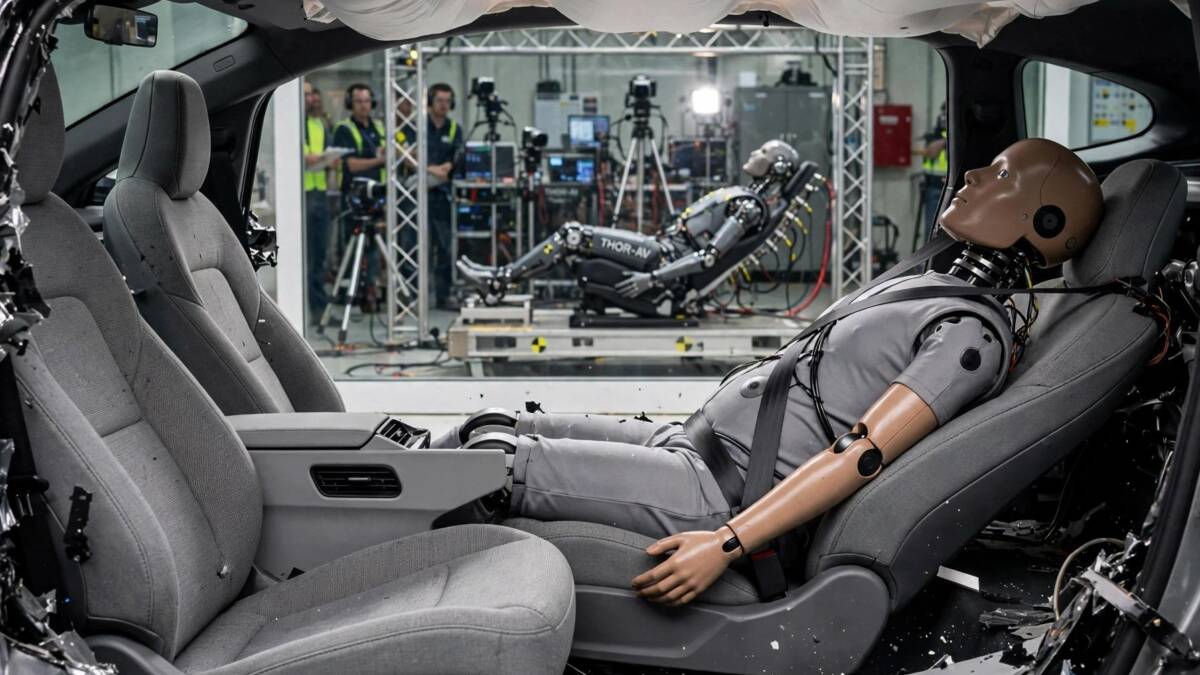 Tesla Cybercab и Zoox заставили США пересмотреть краш-тесты для откинутых кресел 1 Tesla Cybercab и Zoox заставили США пересмотреть краш-тесты для откинутых кресел