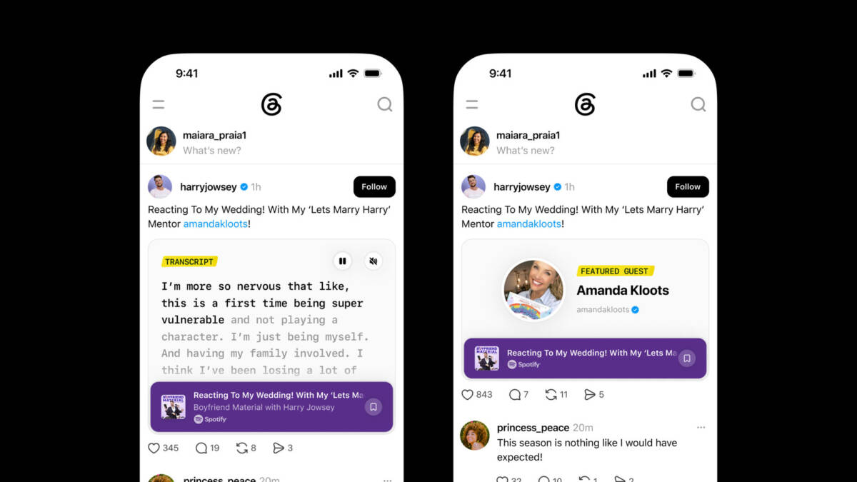 Threads добавила расшифровки, аналитику и другие инструменты для подкастов