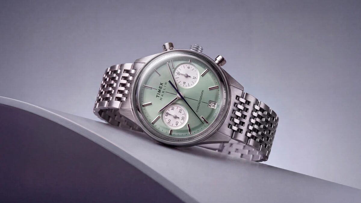 Часы Timex Marlin Jet Chronograph металлический браслет