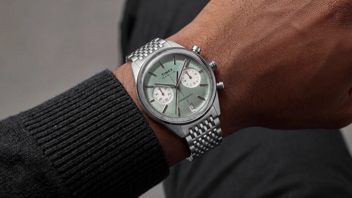 Часы Timex Marlin Jet Chronograph на руке