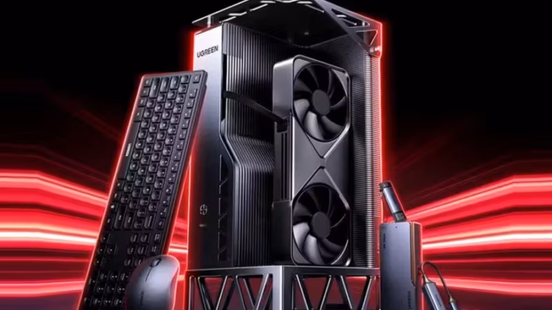 Ugreen показала eGPU-док LinkStation Pro с Thunderbolt 5 и БП на 850 Вт