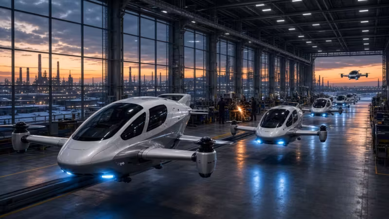 Массовое производство одноместных eVTOL Россия