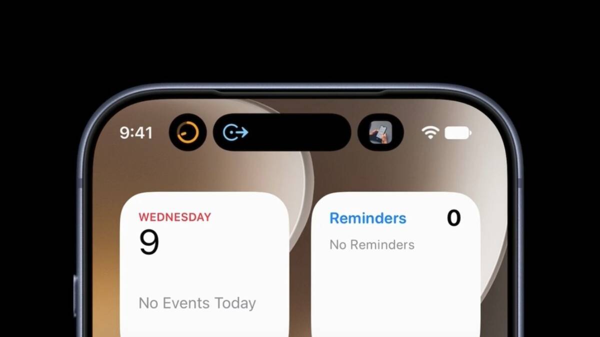 Видео показало Dynamic Island iPhone 18 Pro с 3 Live Activities 1 Экран iPhone 18 Pro с Dynamic Island и тремя Live Activities