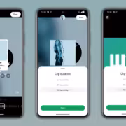 Экран смартфона с настройками музыки в WhatsApp