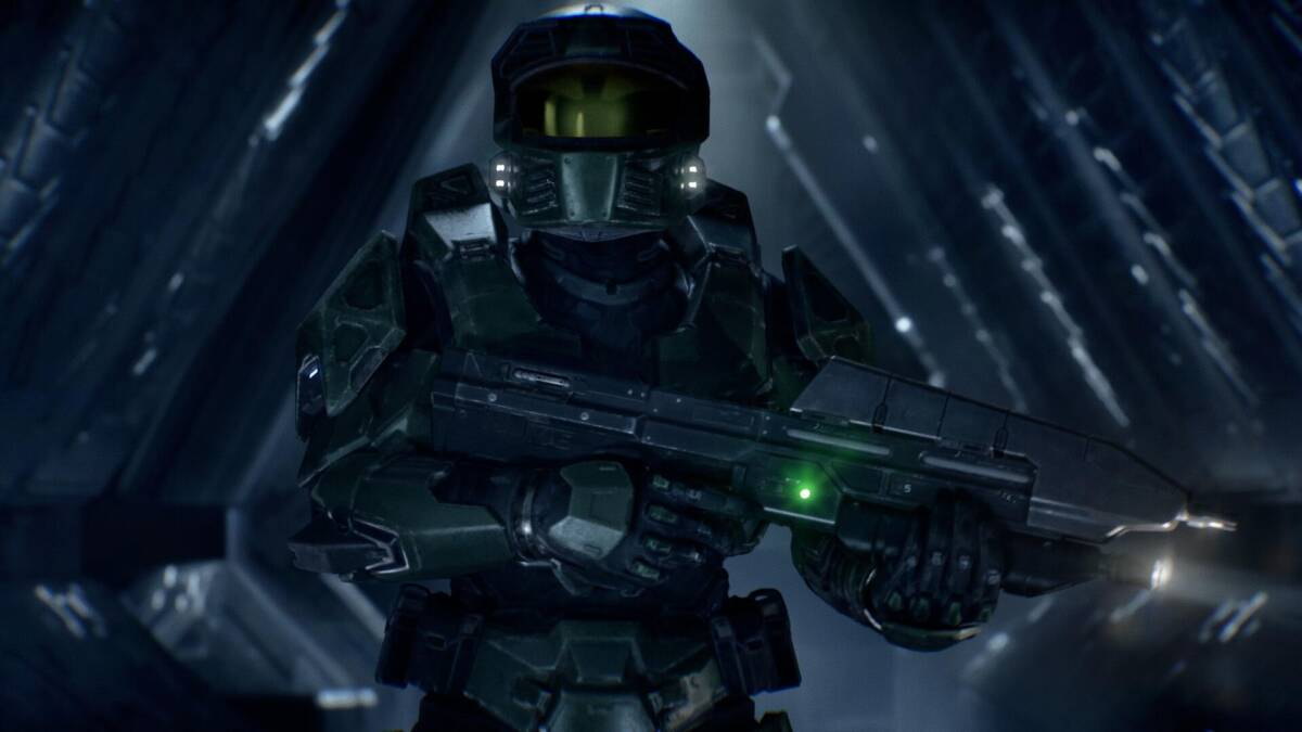 Костюм солдата Halo на фоне космоса Xbox Halo