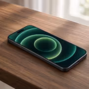 Смартфон Xiaomi 18 Pro на деревянной поверхности
