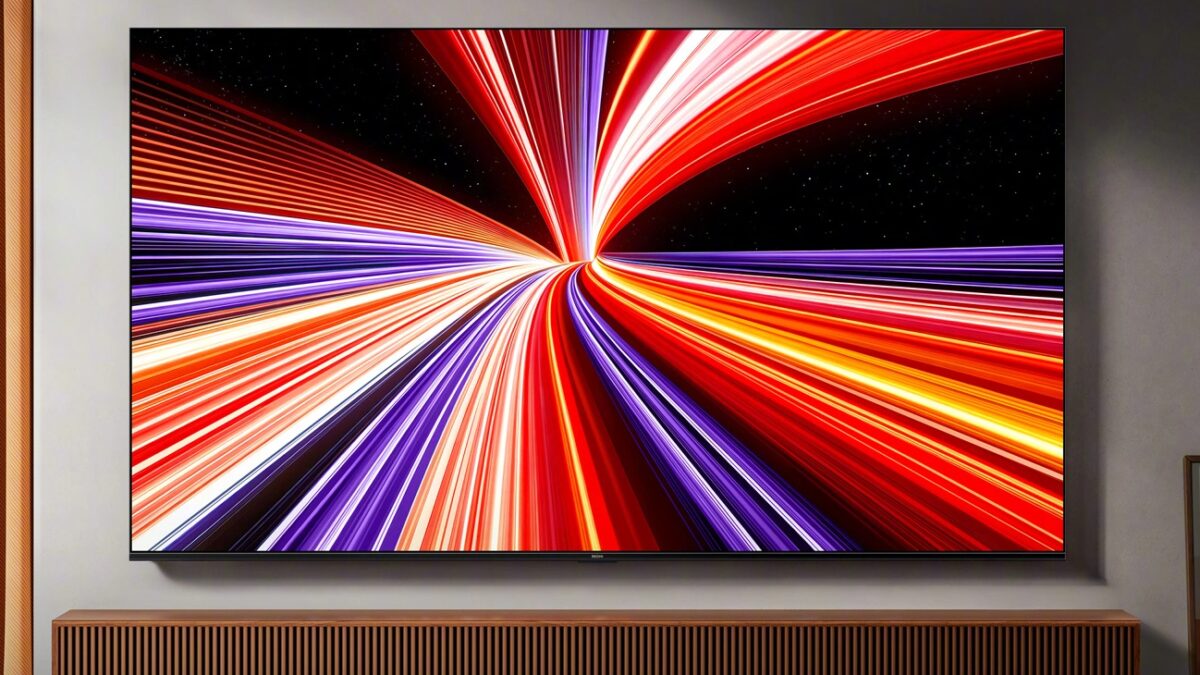 Xiaomi начала продажи телевизоров Redmi TV A Pro 2027 Premium Edition от 2099 юаней 2 умный телевизор Redmi TV A Pro 2027 Premium Edition на стене