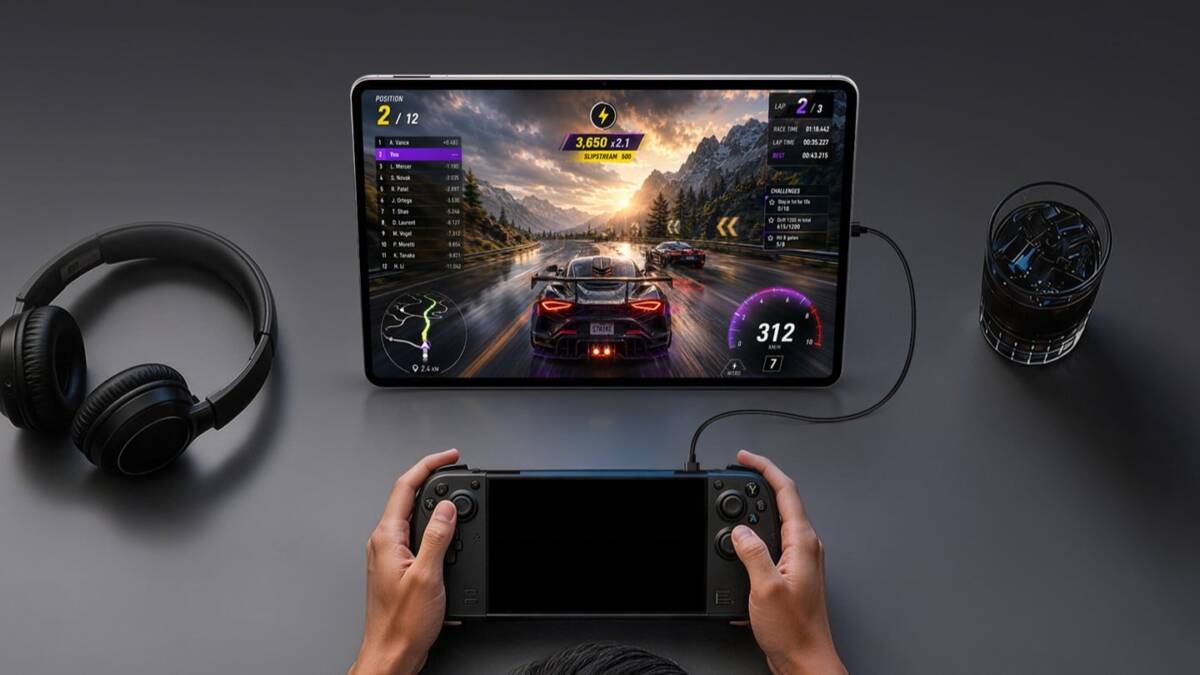 Xiaomi показала Pad 9 Pro Max с 13,3-дюймовым экраном 3.4K и USB-C для второго монитора 3 игровой планшет с гонками, смартфон, наушники, игровая приставка, устройство для игр