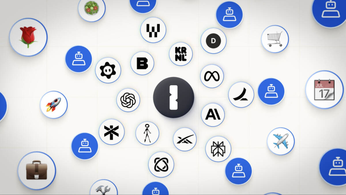 Иконки разных приложений и устройств с логотипами и символами 1Password