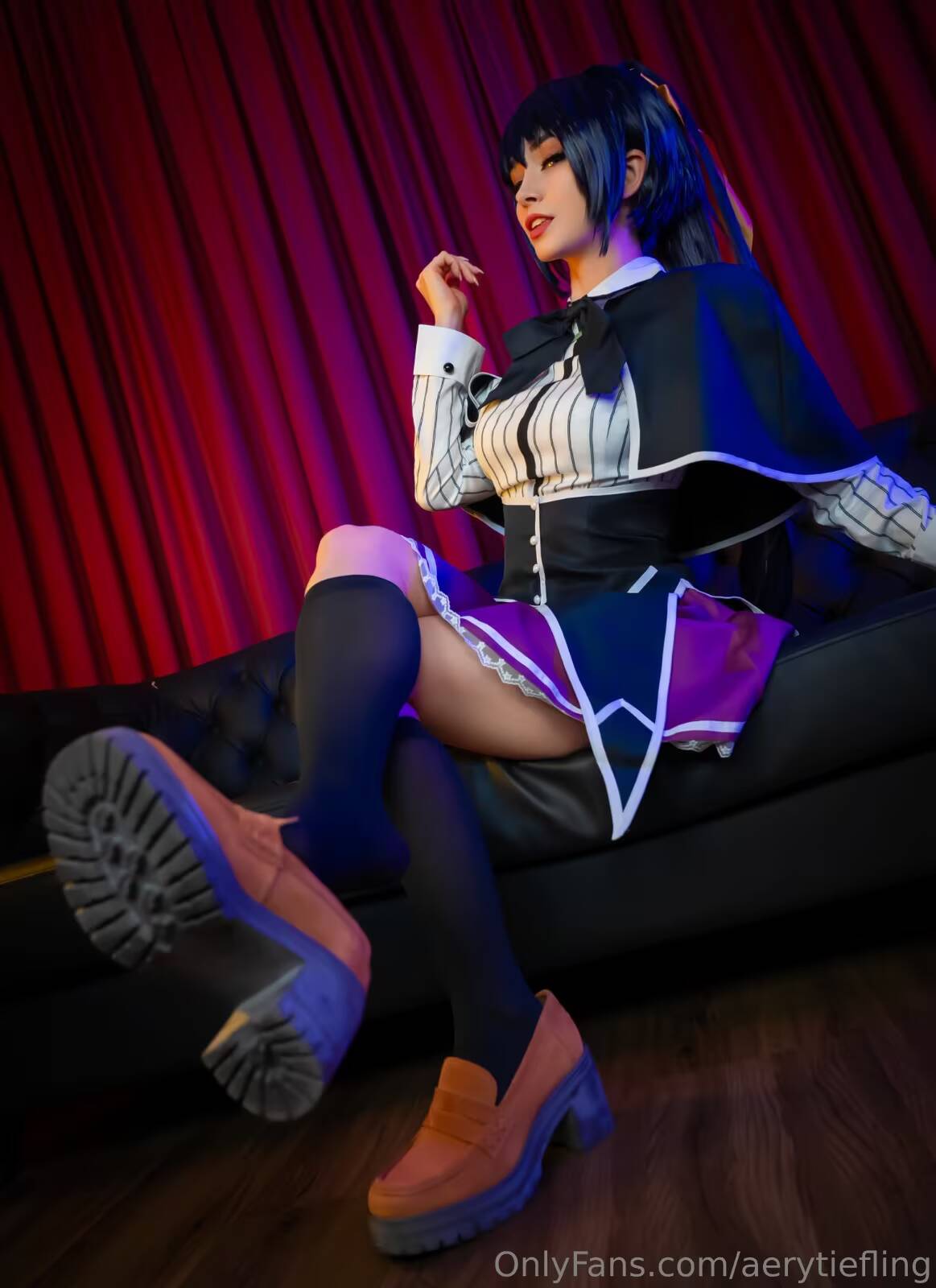 Aery Tiefling примерила образ Акено Химэдзимы из High School DxD