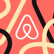 Декоративный узор с линиями и кружками Airbnb